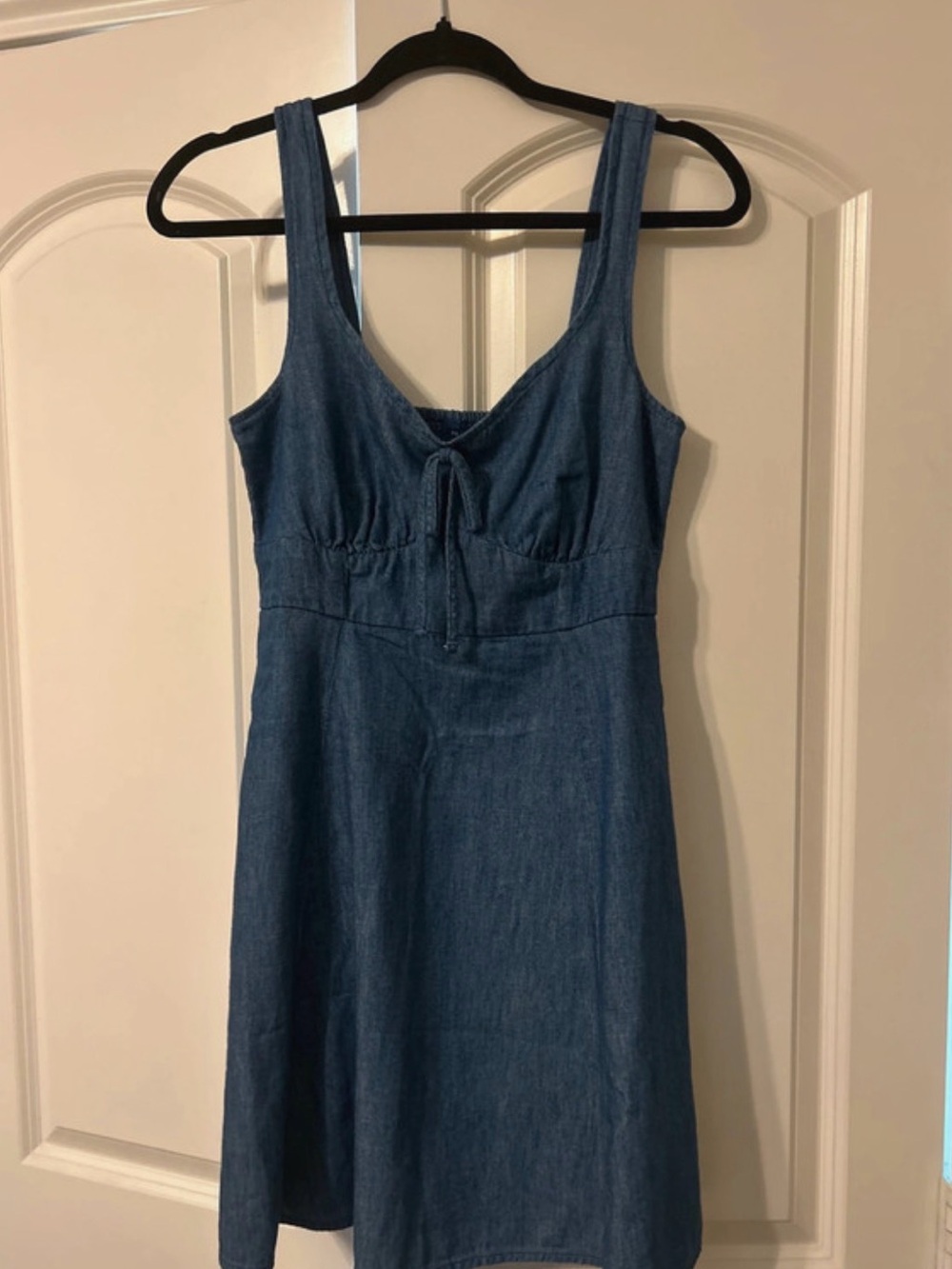 Old Navy Denim-Style Sleeveless Blue Mini Dress